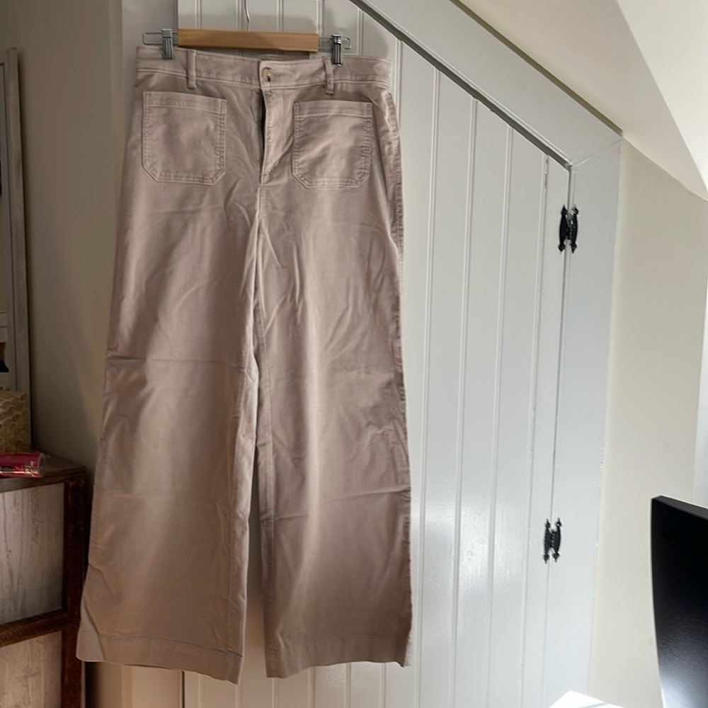 Loft Palmer Wide Leg Light Corduroy pants